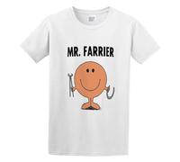 Mr Farrier Hobbies Occupations T-Shirt White Mens Tee Unisex Shirt XL