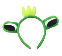 Mr.Fashion Cute cartoon funny selling cute frog hair band girl face wash party wash little frog hair band accessories (Green Crown Frog)
