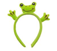 Mr.Fashion Cute cartoon funny selling cute frog hair band girl face wash party wash little frog hair band accessories (Blue hair hoop)