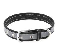 Mr.Fashion Punk Glitzy reflective microfiber leather collar high-end D button light luxury punk choker choker necklace, Faux Leather, No Gemstone