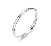 Mr.Fashion Pure Emotion: Titanium Steel Circle Couple Ring | Cool and Simple Niche Design Titanium Steel Ring Women, No. 11, Metal, No Gemstone