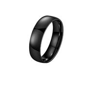Mr.Fashion Pure emotion: titanium steel circle couple ring | fresh and simple design niche titanium steel ring woman, No.10, Metal, No Gemstone