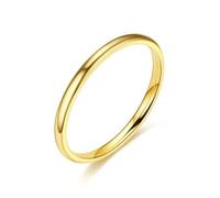 Mr.Fashion Pure emotion: titanium steel circle couple ring | fresh and simple design niche titanium steel ring woman, No. 5, Metal, No Gemstone