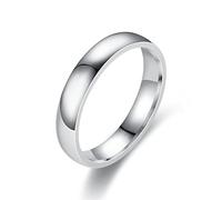 Mr.Fashion Pure emotion: titanium steel couple ring | fresh and simple design niche titanium steel ring women, No. 11, Metal, No gemstones