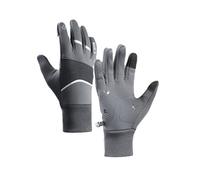 Mr.Fashion Waterproof and Fleece Warm Outdoor Gloves Men Women Winter Touch Screen Cycling Sports Cold and Non-Slip (Grey, XL)