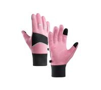 Mr.Fashion Waterproof and Fleece Warm Outdoor Gloves Men Women Winter Touch Screen Cycling Sports Cold and Non-Slip (Pink, XL)