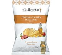 Mr Filbert’s Chorizo and Cider Crisps, Spanish Hand Cooked Potato Chips, Savoury Crisps with Smoky and Sweet Flavour, 125g