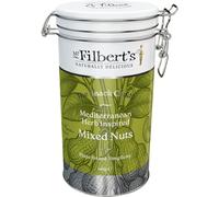 Mr Filbert’s Mediterranean Herb Mixed Nuts - 140g Sharing Bag | Gourmet Nut Selection with Rosemary & Thyme | Vegan, Gluten Free