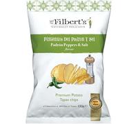 Mr Filbert’s Padron Peppers and Sea Salt Crisps, Spanish Hand Cooked Potato Chips, Savoury Crisps with Light Pepper Flavour, 125g
