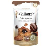 Mr Filbert's Espresso Chocolate and Nut Mix, Sweet Snack with Coffee Flavoured Nuts, Chocolate Coffee Beans and Caramel Pieces, 15 x 75g