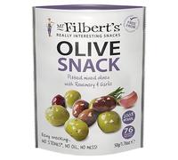 Mr Filbert's - Green Kalamata Rosemary and Garlic Olives, 12 x 50g