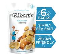 Mr Filberts Simply Sea Salt Mixed Nuts | Vegan, Dairy Free & Gluten Free | 100% Natural Ingredients | Roasted Mixed Nuts with Sea Salt (6 Packs)