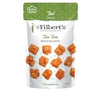 Mr Filbert's Thai Tom Yum Mochi Bites - 6 x 150g Bags | Crunchy Puffed Rice Snack with Lemongrass & Thai Spices | Sharing Pack