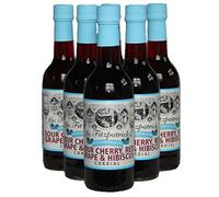Mr Fitzpatrick's - Sour Cherry and Red Grape No Added Sugar Cordial 500ml (6 x 500ml)
