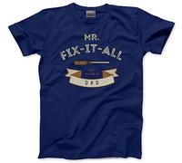 Mr Fix it All Also Known as Dad - Mens T-Shirt - Funny Father's Day Dad Daddy 5XL Navy