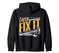 Mr Fix It Repair Fixing Tinkerer Handyman Mr Fix It Zip Hoodie