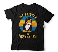Mr Flibble Unisex T-Shirt - Red Dwarf Cult Character Sci-Fi Comedy Tee - 2XL Black
