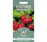 Mr Fothergill?s Seeds Ltd 15421 Vegetable Seeds, Pepper (Sweet) Topepo Rosso F1