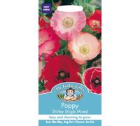 Mr Fothergill's 22636 Flower Seeds, Poppy Shirley Single Mixed