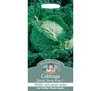 Mr Fothergill's 24827 Vegetable Seeds, Cabbage Savoy King F1