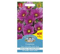 Mr Fothergills Flower Seeds Cosmos Tetra Versailles Dark Rose Pink