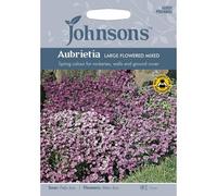 Mr Fothergills Johnsons Aubrieta Large Flowered Mixed Flower Seeds