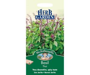 Mr Fothergills - Pictorial Packet - Herb - Basil Thai - 300 Seeds