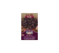 Mr Fothergill's 20706 Vegetable Seeds, Mustard Oriental Ruby Streaks