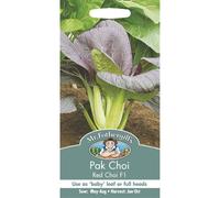 Mr Fothergills - Pictorial Packet - Vegetable - Pak Choi Red Choi F1 - 100 Seeds