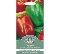 Mr Fothergills - Pictorial Packet - Vegetable - Pepper Sweet California Wonder - 150 Seeds