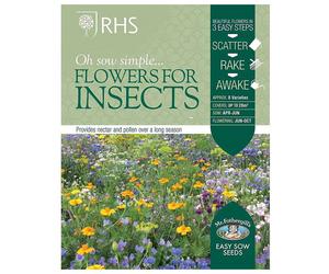 Mr Fothergill's RHS Easy Sow Pollinator Flowers For Insects Seeds Scatter Box