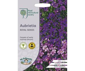 Mr.Fothergill's RHS Grow Your Own Aubrietia Royal Series Seeds Packet