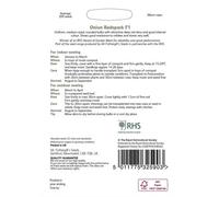 Mr Fothergills Rhs Onion (Globe) Redspark F1 Seeds