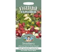 Mr Fothergill's 22953 Vegetable Seeds, Strawberry Red & White Mixed