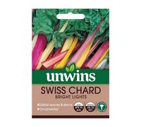 Mr Fothergills Unwins Vegetable Seeds Swiss Chard Bright Lights