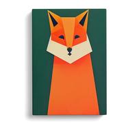Mr Fox Abstract Vol.1 Canvas Print | Gallery Wrapped 30mm Frame Wall Art | 30x20 inches | Ready to Hang | Abstract Animals Picture | Living Room Bedroom Lounge Office