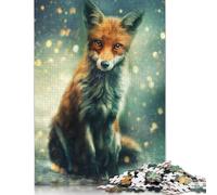 Mr Fox Puzzle Brain Teaser Paper Rectangular Jigsaw Puzzle for Adults Teen 1000pcs (75x50cm)