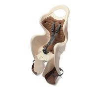 Mr Fox- Rear seat for Bicycle - for children up to 22 kg, from 3 to 8 years old - can be fixed to frame, Reclinable - Beige