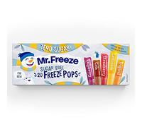 Mr Freeze Ice Pops - Assorted Flavour Ice Lollies - Sugar Free & Vegan Friendly Freeze Pops, 20 x 45 ml (8-Pack)