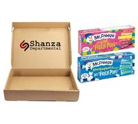 Mr Freeze Ice Pops - Naturally Flavoured Ice Lollies - Sour Freeze Pops, Blue Raspberry Vegan Friendly Freeze Pops, 20 x 45 ml - (Pack of 2)