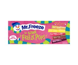 Mr Freeze Sour Free Pops 20 x 45ml