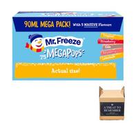Mr Freeze Super Freeze Pods Ice Pops Assorted Flavours 75 x 90ml (75)