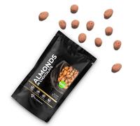 Mr Fudgesto - Almonds in Dessert Chocolate - Premium Delight - No Added Sugar - Confectionery Treat - Suitable for Gifting - 100 g
