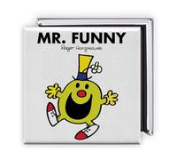 Mr. Funny Magnet - 2x2 Inch Glossy Rectangular Fridge Magnet | Official Mr Men Gift | Proudly Made in the UK | Fun Home or Office Accessory with Branded Packaging