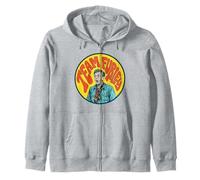 Mr.Furley Team Furley Retro Three's Company Funny Throwback Zip Hoodie