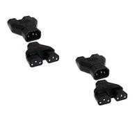 Mr. Gadget Solution® C14 to Dual C13 Short Power Y Type Splitter Adapter Cable Cord