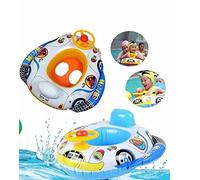 Mr. Gadget Solution Inflatable Baby Seat Children swimming car seat with steering Sit Me Up Inflatable Baby Seat, Recommended For Ages 6 Months -36 Months with Adult Supervision - Random Colour, Blue