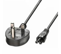 Mr. Gadget Solution® Mr.Gadget Solutions New! C5 Power Cable Cloverleaf For LG TV 55LA6205 UK Lead 2m/6.5ft
