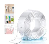 Mr. Gadget Solution® Reusable Nano Adhesive Tape Double-Sided Traceless Washable Gel Tape Anti-Slip