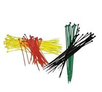 Mr. Gadget Solutions 100 Assorted Cable Ties - Multi-Size, Multi-Colored Plastic Zip Ties for Ultimate Organization and Versatility!